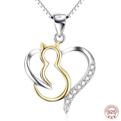 Two Tone Cute Cat Love...