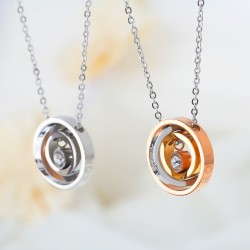 Mother's Ring Pendant Necklace