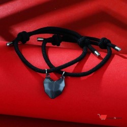 Magnetic Heart Couple Bracelet
