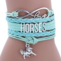 Horse Leather Cord Bracelets