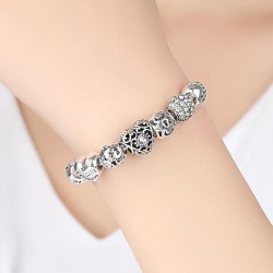 Heart/Daisy Beads Charm...